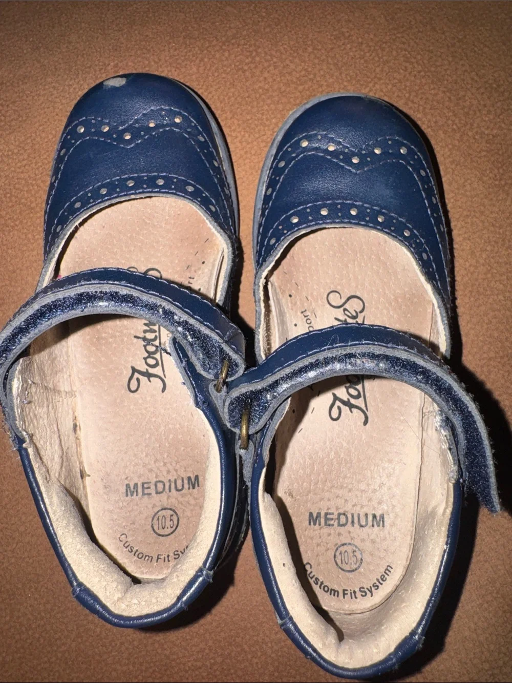 FootMates Navy Blue Girls' Mary Jane Dress Shoes